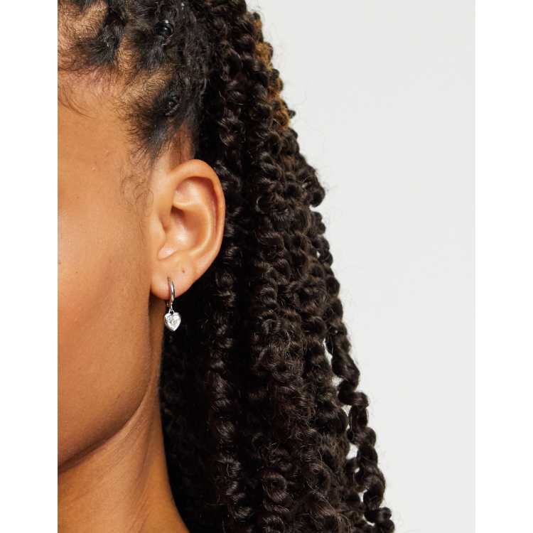 ted baker heart huggie earrings