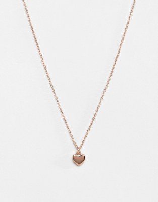 Ted Baker Hara Tiny Heart Pendant Necklace-Gold