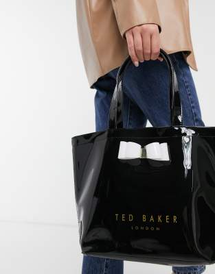 Ted Baker Bow Large Icon Bag in Black