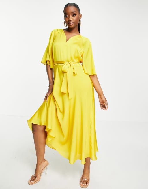 Ted baker sales yellow dress