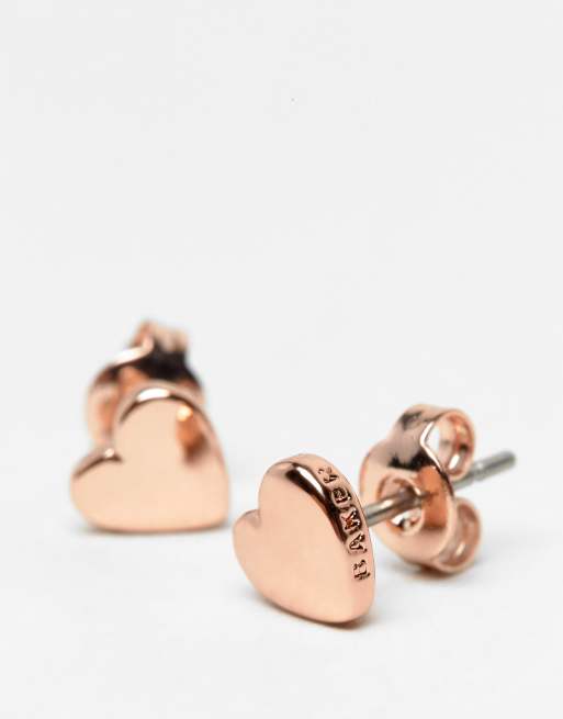 Ted Baker Harly Tiny Heart Stud Earrings ASOS