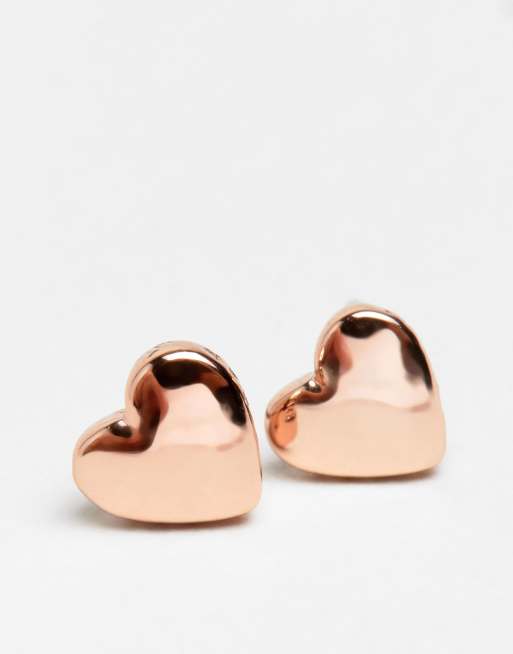 Ted baker heart on sale earrings rose gold