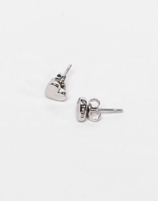 Ted Baker - Harly Tiny -  Hjärtformade stiftörhängen i silver, 4 av 4