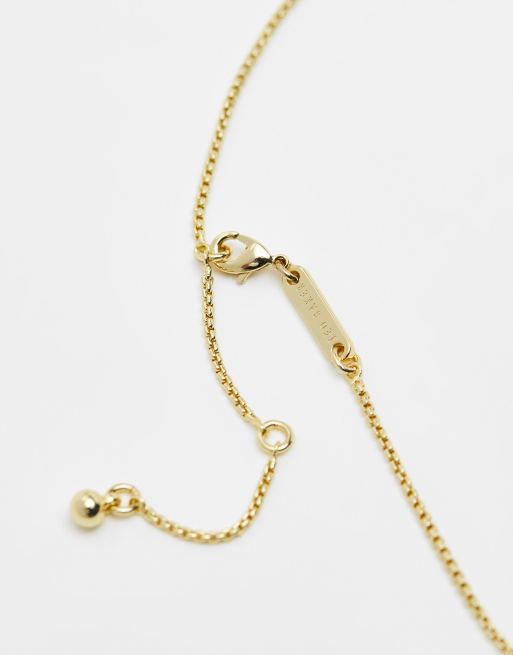 Ted Baker – Harparh – Naszyjnik w kolorze złota z zawieszką w