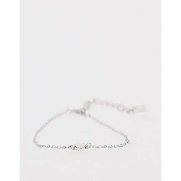 Ted baker silver heart outlet bracelet