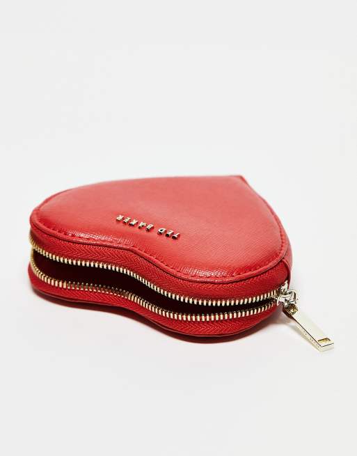 ted baker red wallet