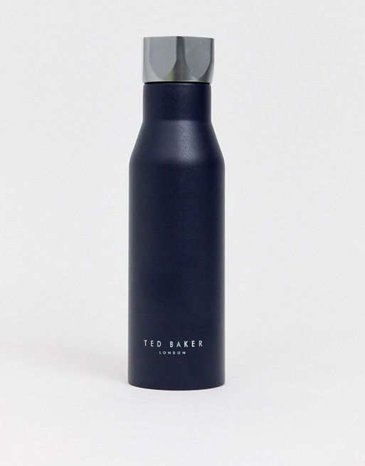Ted Baker hexagon lid navy water bottle