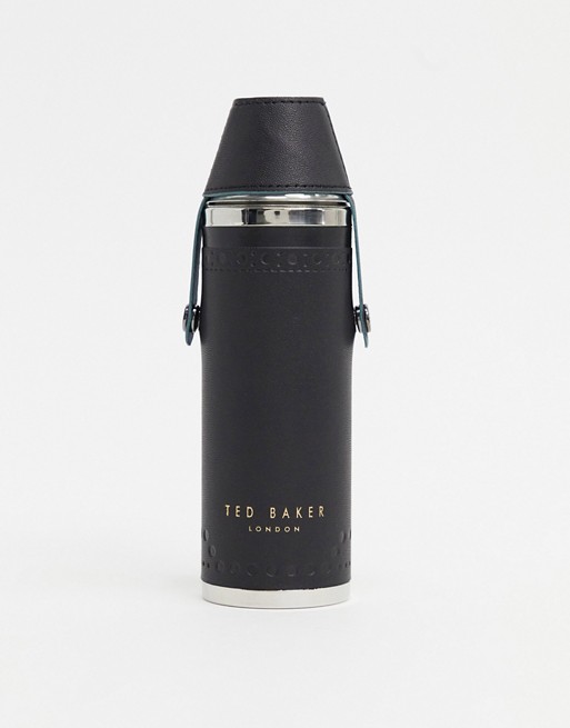 Ted Baker hip flask with shot cups