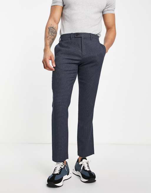 Ted Baker – Hose mit geradem Bein in Blau