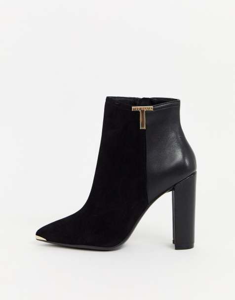 Ted Baker – Inala – Ankle-Boots aus Leder mit Absatz