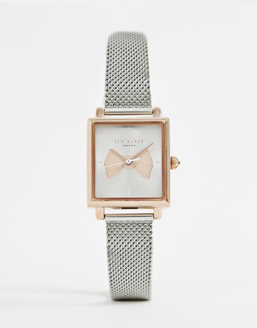 Ted Baker Isabella square mesh watch