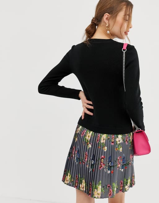 Ted baker oracle pleat dress sale