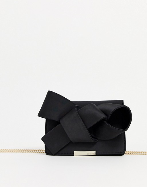 Ted Baker Janyce twisted bow evening clutch bag