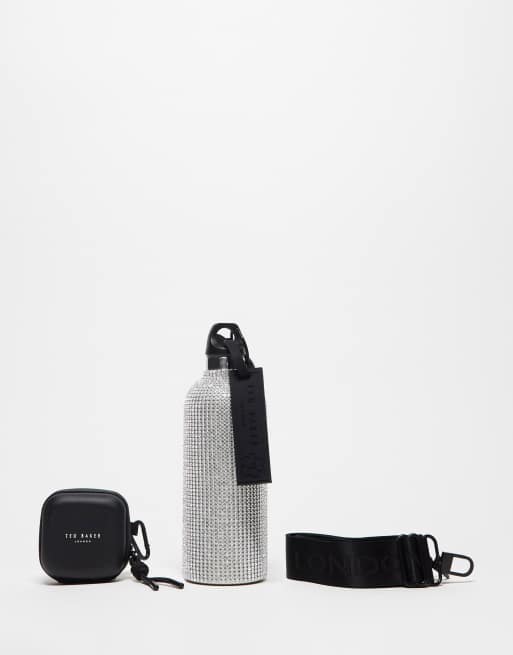 Ted Baker - Jazziis - Borraccia con strass e custodia per auricolari