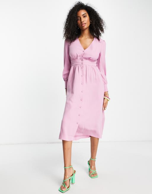 Ted Baker Jesicar Midi Freizeitkleid in Rosa ASOS