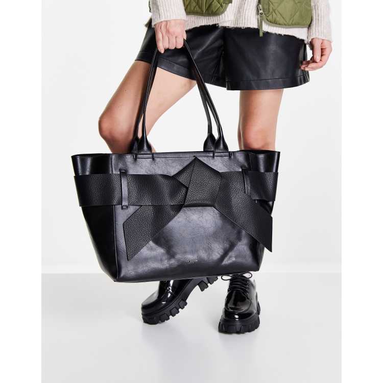 Ted baker khaki large tote online bag