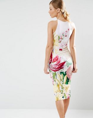 ted baker floral print dress
