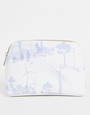 Ted Baker Kailey romantic make up bag in white