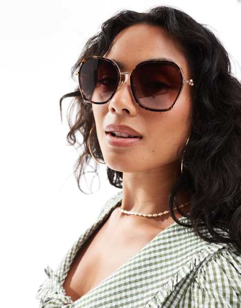 Ted Baker Kira Sunglasses in brown - view 1