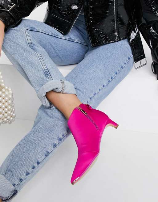 Baker pink 2025 ankle boots