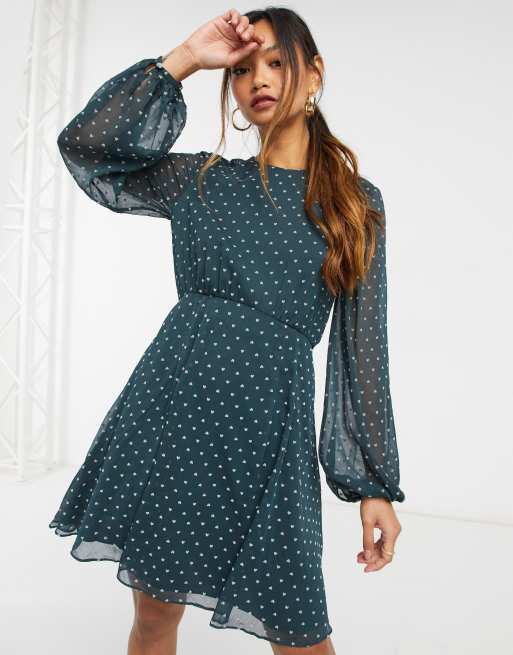 Ted baker shop dark green dress