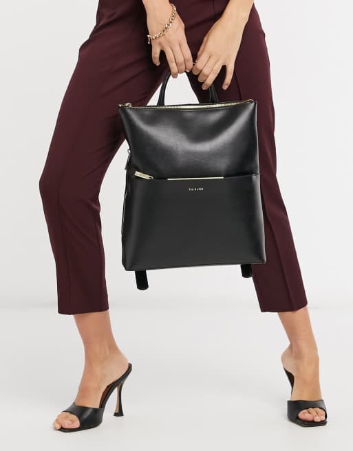 Leather backpack shop ted baker