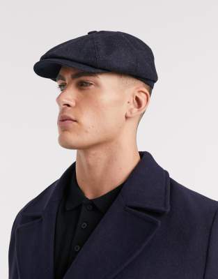 Ted Baker Lawsun baker boy cap in navy