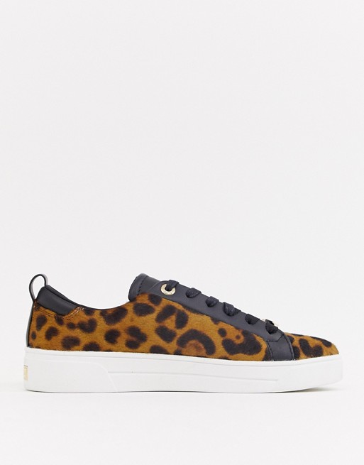 Ted Baker leopard pony trainers | ASOS