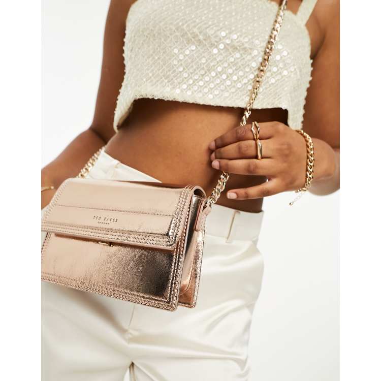 Ted Baker Libbe cross body bag in rose gold