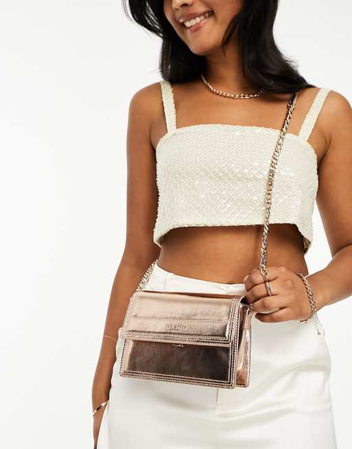 Ted Baker Libbe cross body bag in rose gold