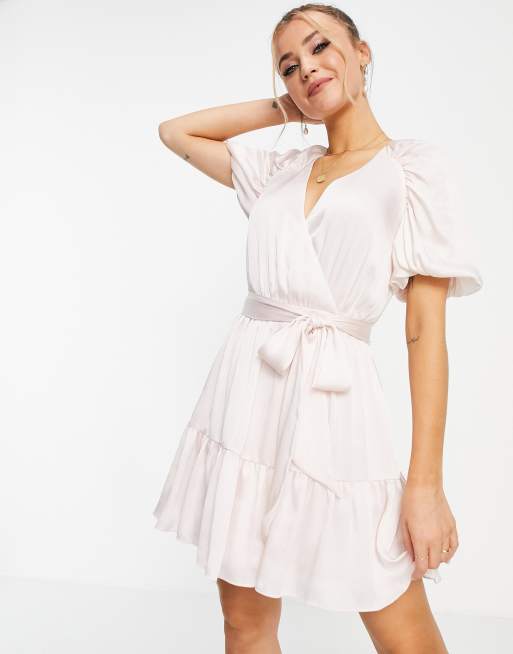 Ted Baker - Lloueese - Mini jurk met pofmouwen