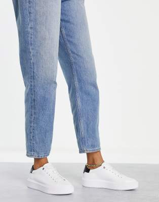 ted baker white platform trainers
