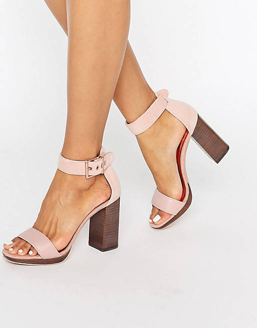 Ted Baker Lorno Suede Block Heeled Sandals