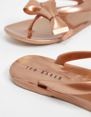 ted baker luzzi bow flip flops