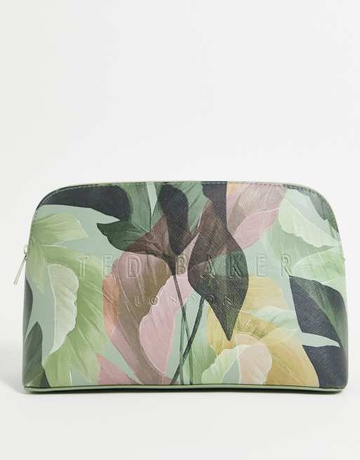 Ted Baker - Lydieh - Make-uptasje met palmenprint in groen