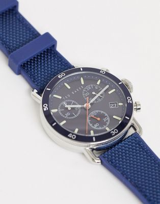 Ted Baker - Magarit - Horloge in marineblauw 43mm