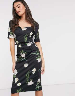ted baker lilly elegant midi dress