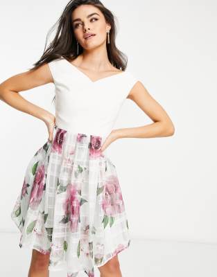 silver strapless gown