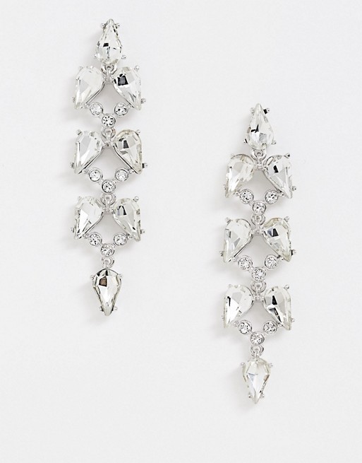 Ted Baker Marla Mayfair Swarovski crystal long drop earrings