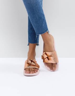 ted baker gold sliders