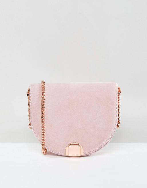 Ted Baker Mini Suede Detail Moon Bag