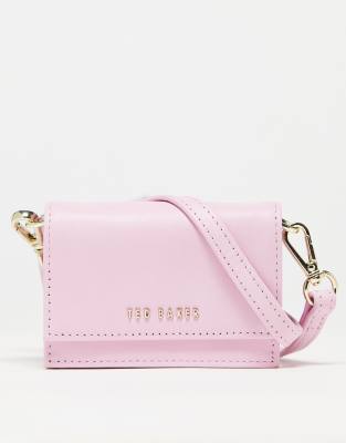 Sac Bandoulière Ted Baker En Cuir Demi-lune à Volants - Neuf Avec étiquettes, Style Crossbody