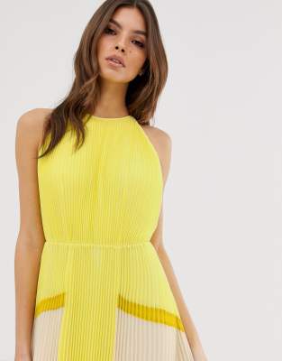 ted baker nellina pleated midi dress