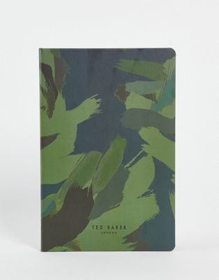 Ted Baker Notera note book in navy camo