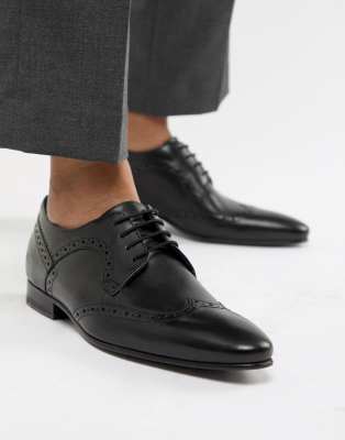 ted baker black leather shoes