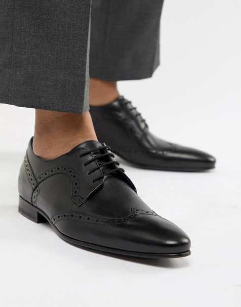 Ted Baker – Ollivur – Budapester aus schwarzem Leder