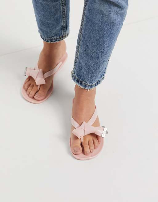 Ted baker pink flip on sale flops