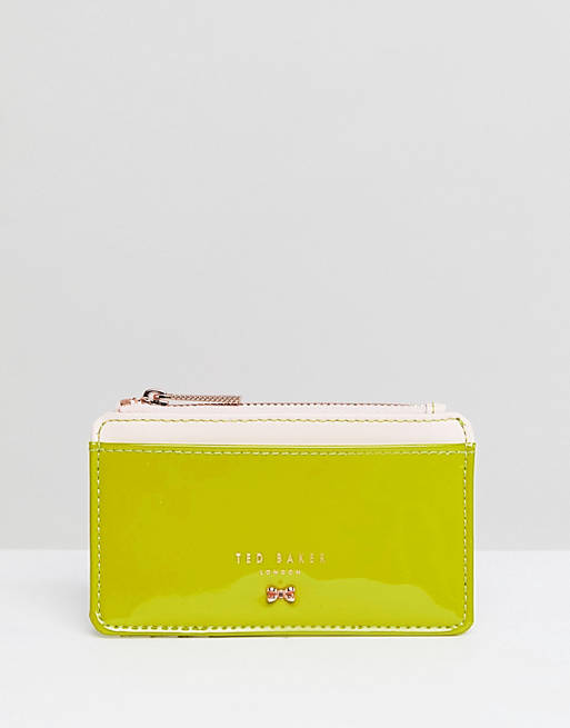 Ted Baker Patent Zipped Card Holder