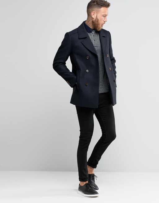 Ted baker hotsell double breasted peacoat