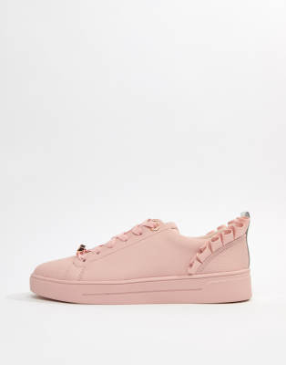 ted baker pink floral trainers